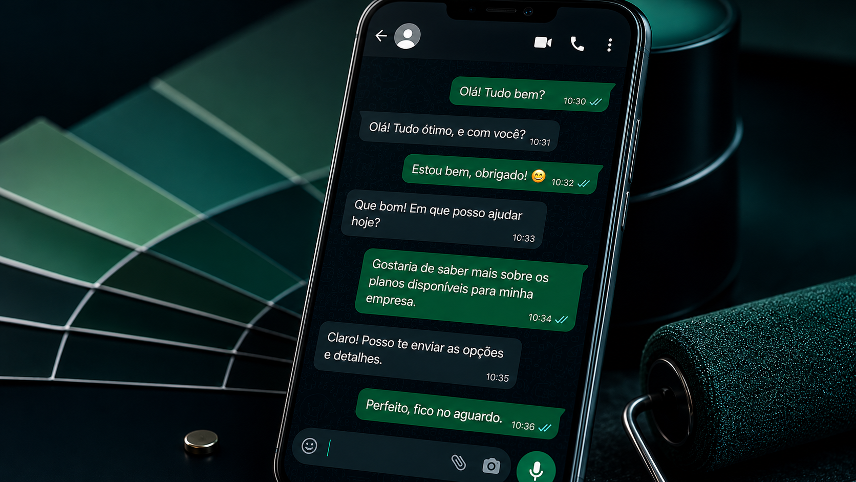 Mensagens prontas para WhatsApp